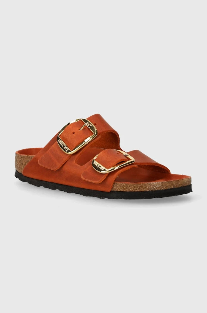 Kadın Deri Düz Tabanlı Birkenstock Terlik