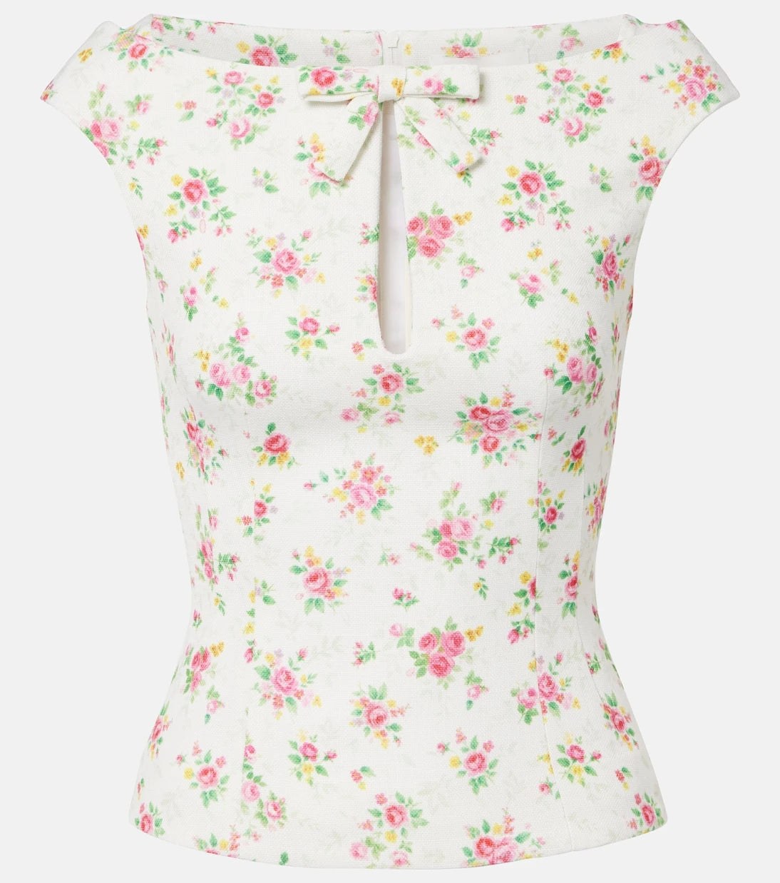 Shushu/Tong - Bow-detail floral top