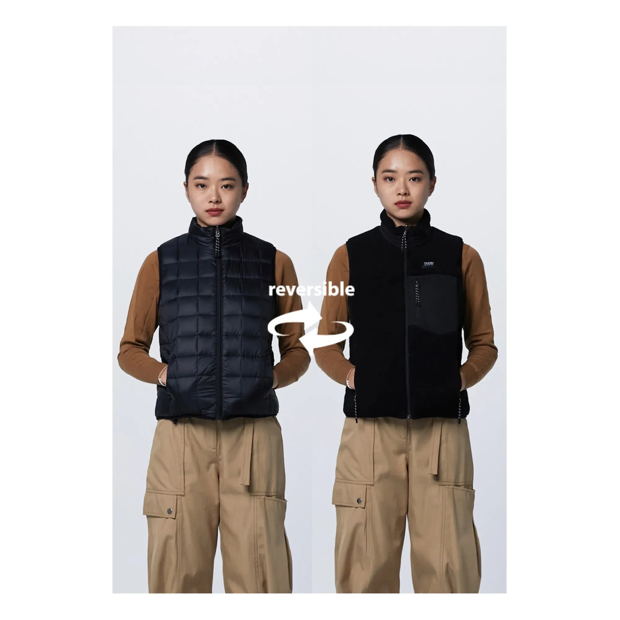 Taion - Mountain Reversible Vest | Black
