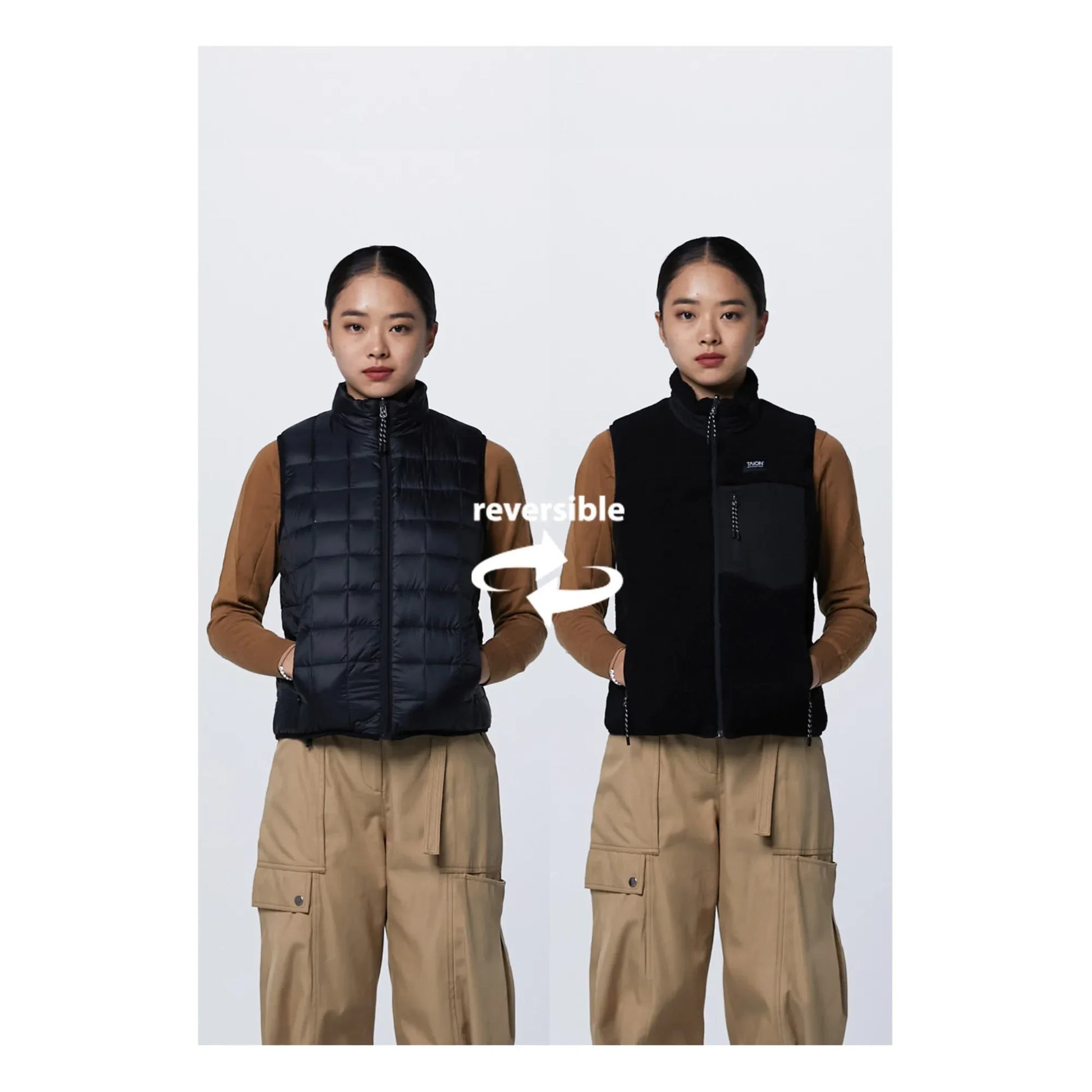 Taion - Mountain Reversible Vest | Black