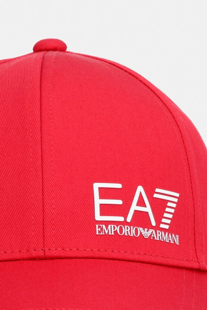 EA7 Emporio Armani pamuklu siperlikli şapka