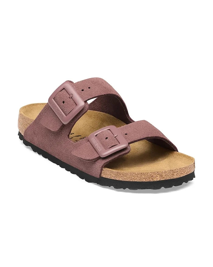 Birkenstock Kadın Süet Terlik Arizona Suede Cushion Buckle