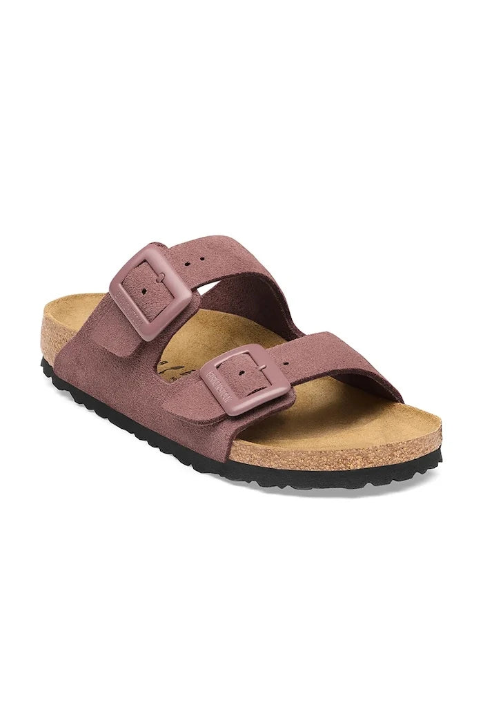 Birkenstock Kadın Süet Terlik Arizona Suede Cushion Buckle
