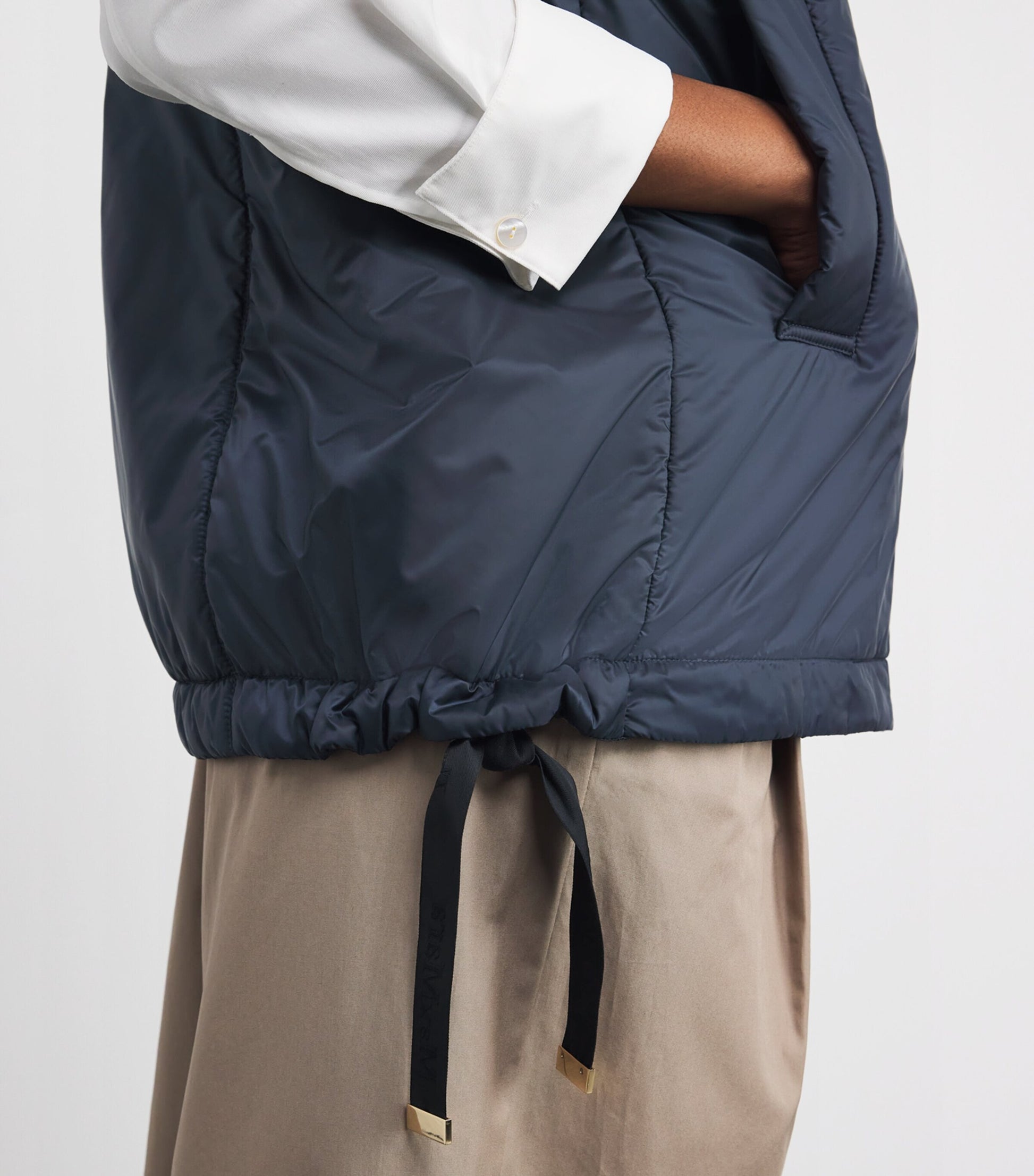 Max Mara Blue Water-Repellent Gilet