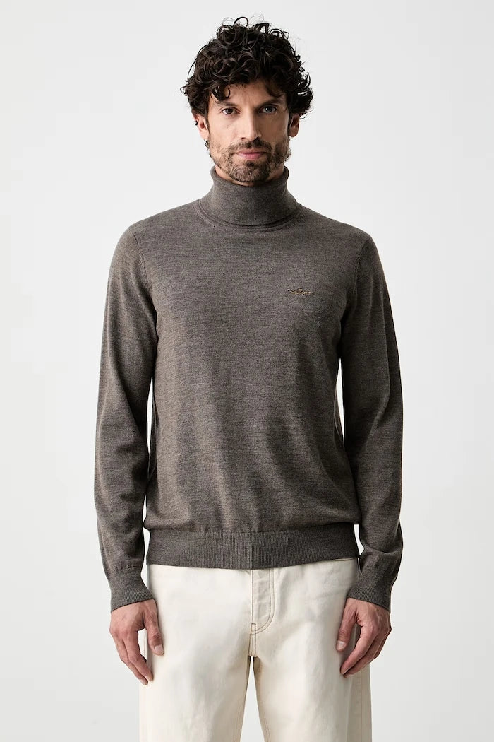Aeronautica Militare erkek yünlü polo