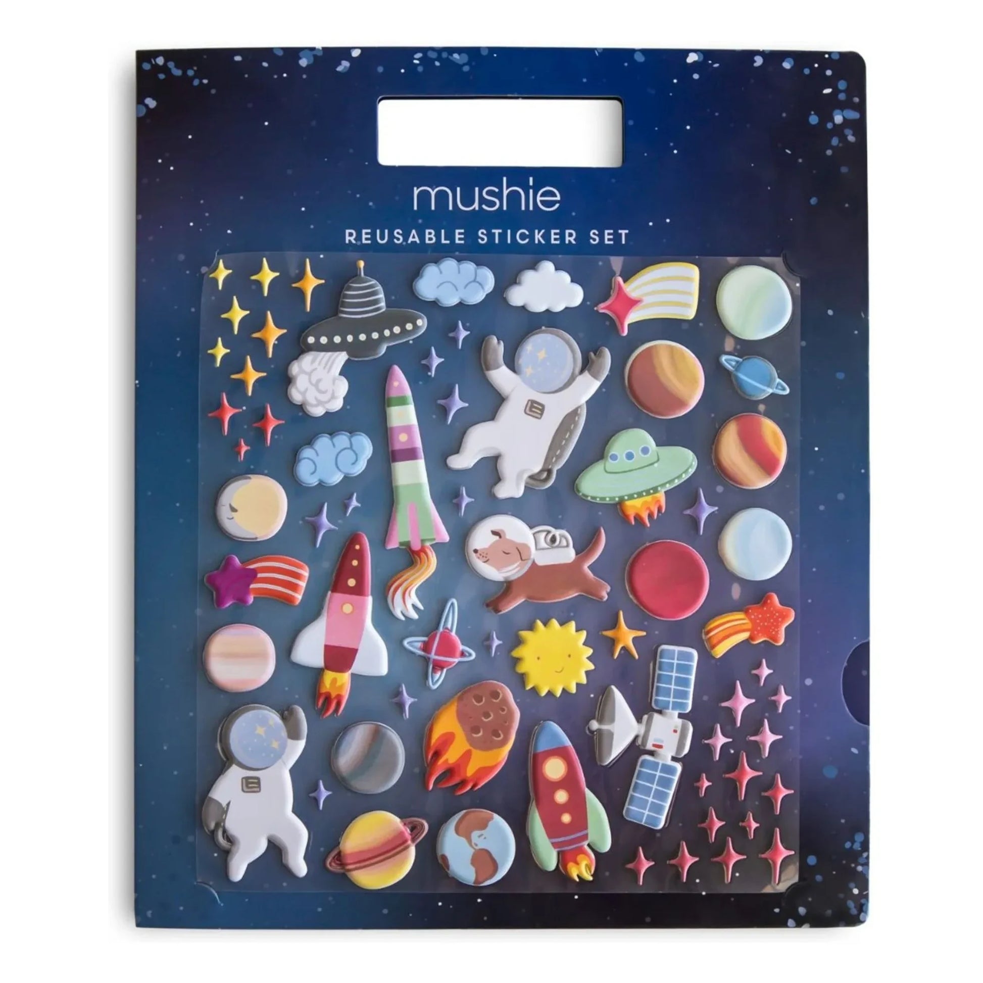 Mushie - Book of repositionable stickers Espace