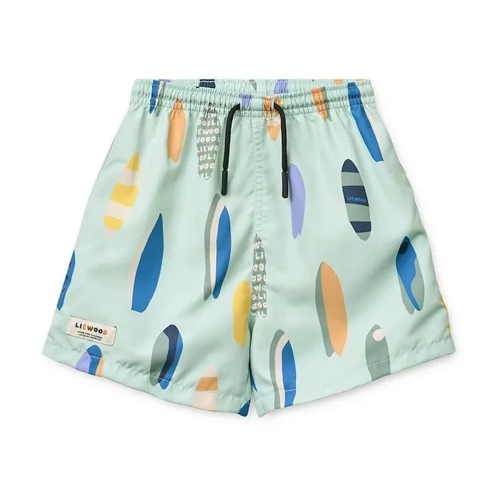Liewood Çocuk Duke Printed Board Shorts Yüzme Şortu