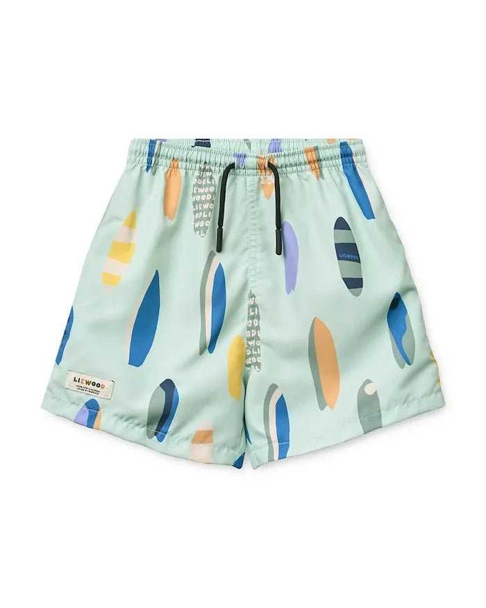 Liewood Çocuk Duke Printed Board Shorts Yüzme Şortu