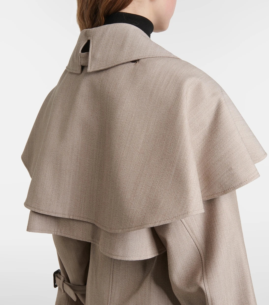 Altuzarra - Billie caped virgin wool trench coat
