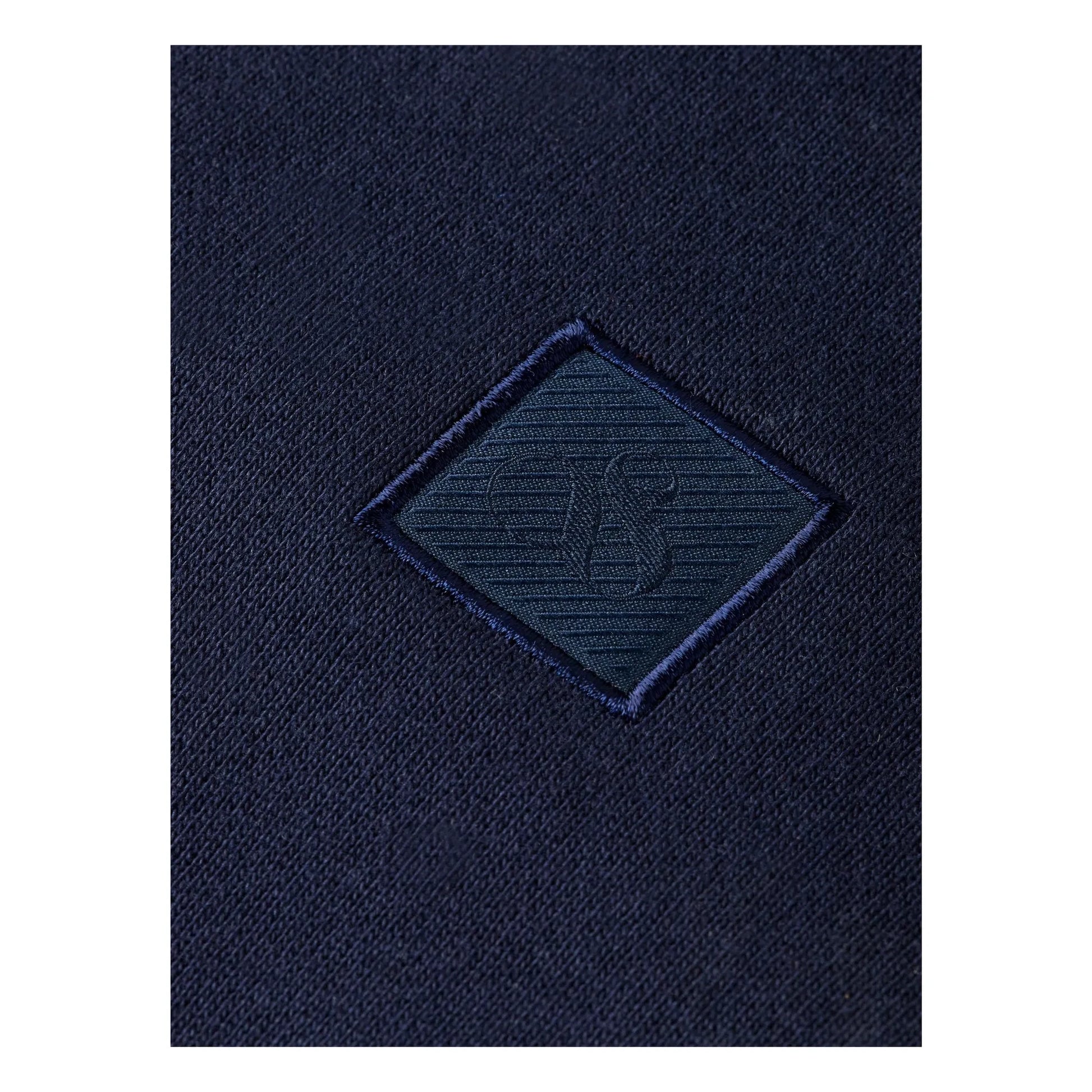 Scotch & Soda - Logo Badge Zip Sweatshirt | Navy blue