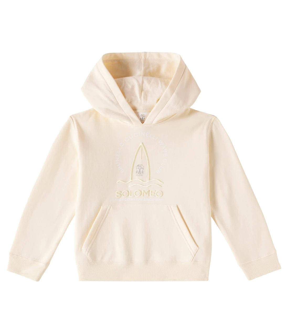 Brunello Cucinelli Kids - سويت شيرت بغطاء للرأس من مزيج القطن