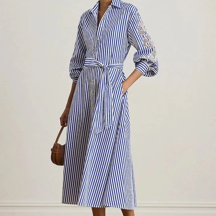 Памучна рокля Lauren Ralph Lauren