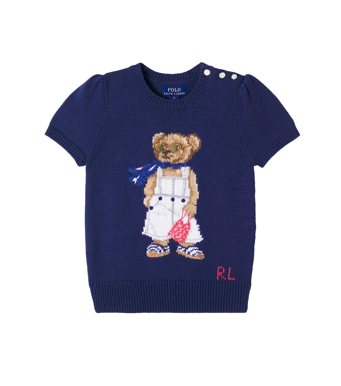 Polo Ralph Lauren Kids - Polo Bear cotton top