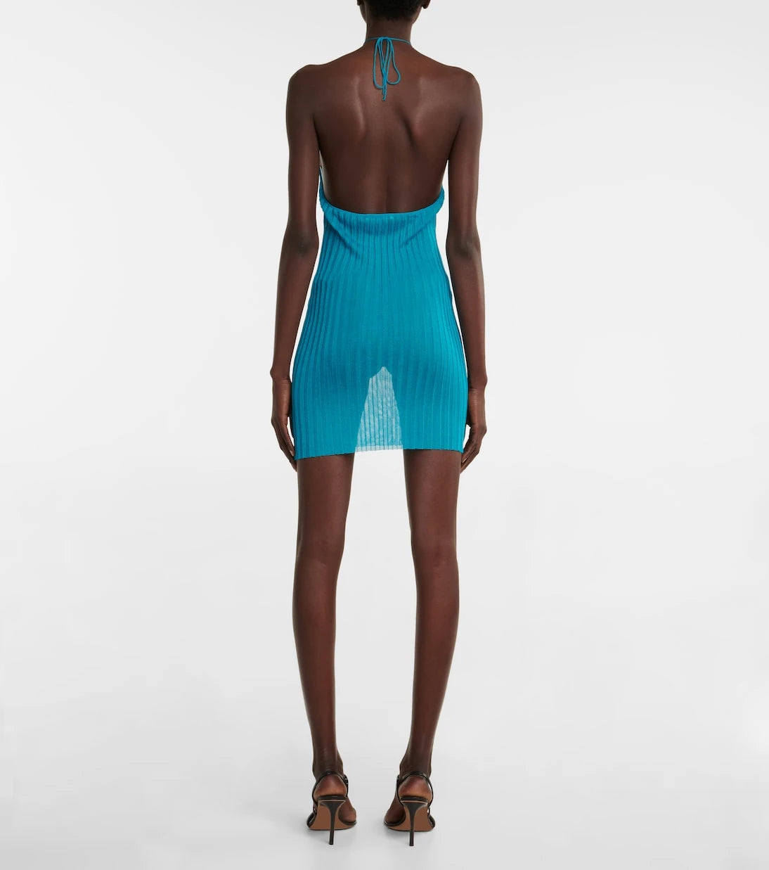 Nensi Dojaka - Halterneck cotton minidress