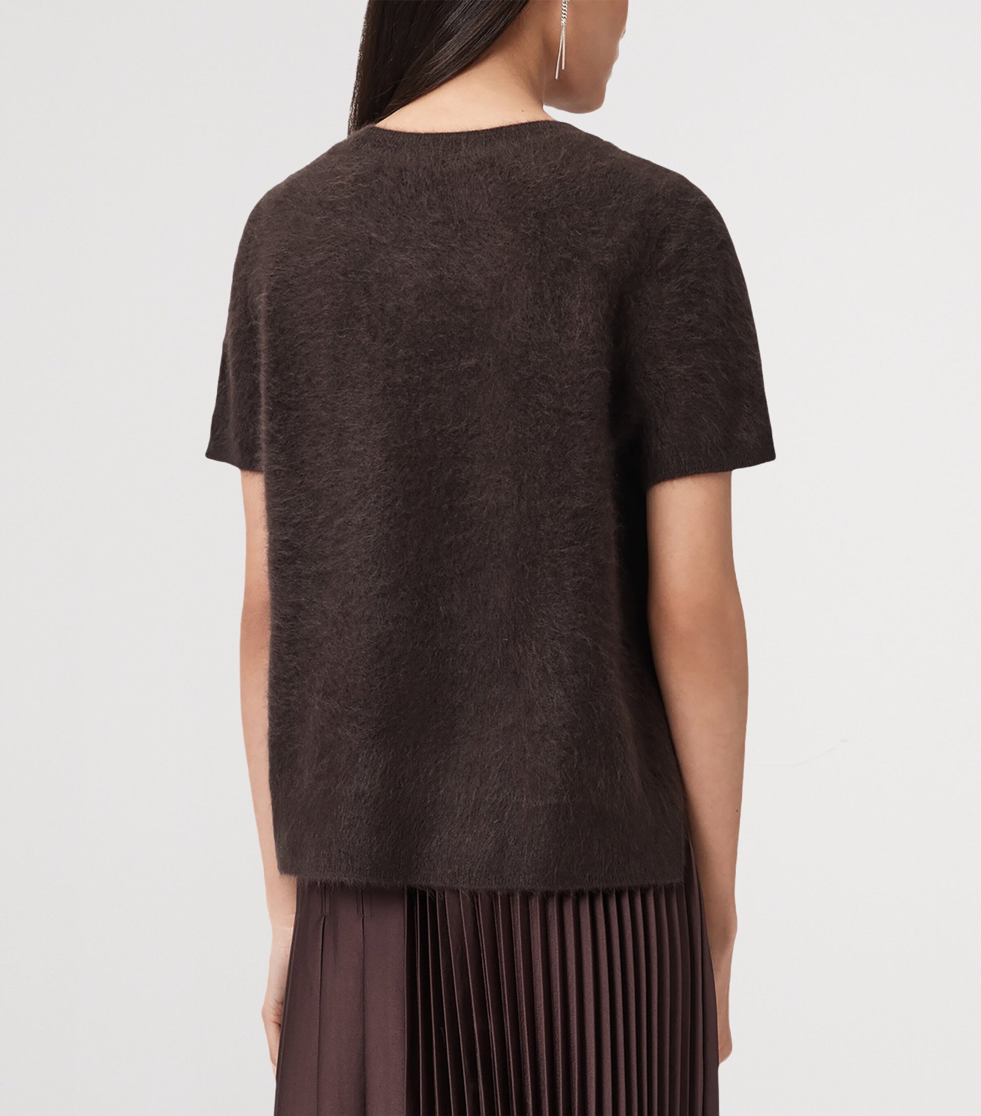 AllSaints Red Cashmere Rebel T-Shirt