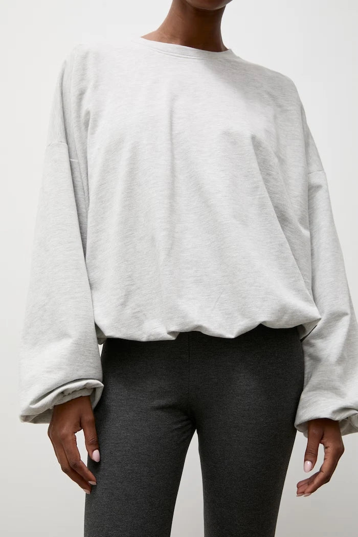 Pamuklu kadın sweatshirt