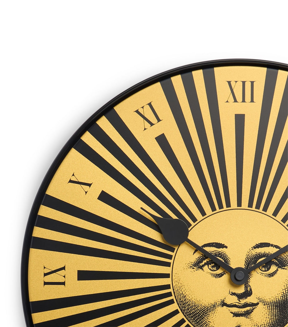 Sole Raggiante Wall Clock