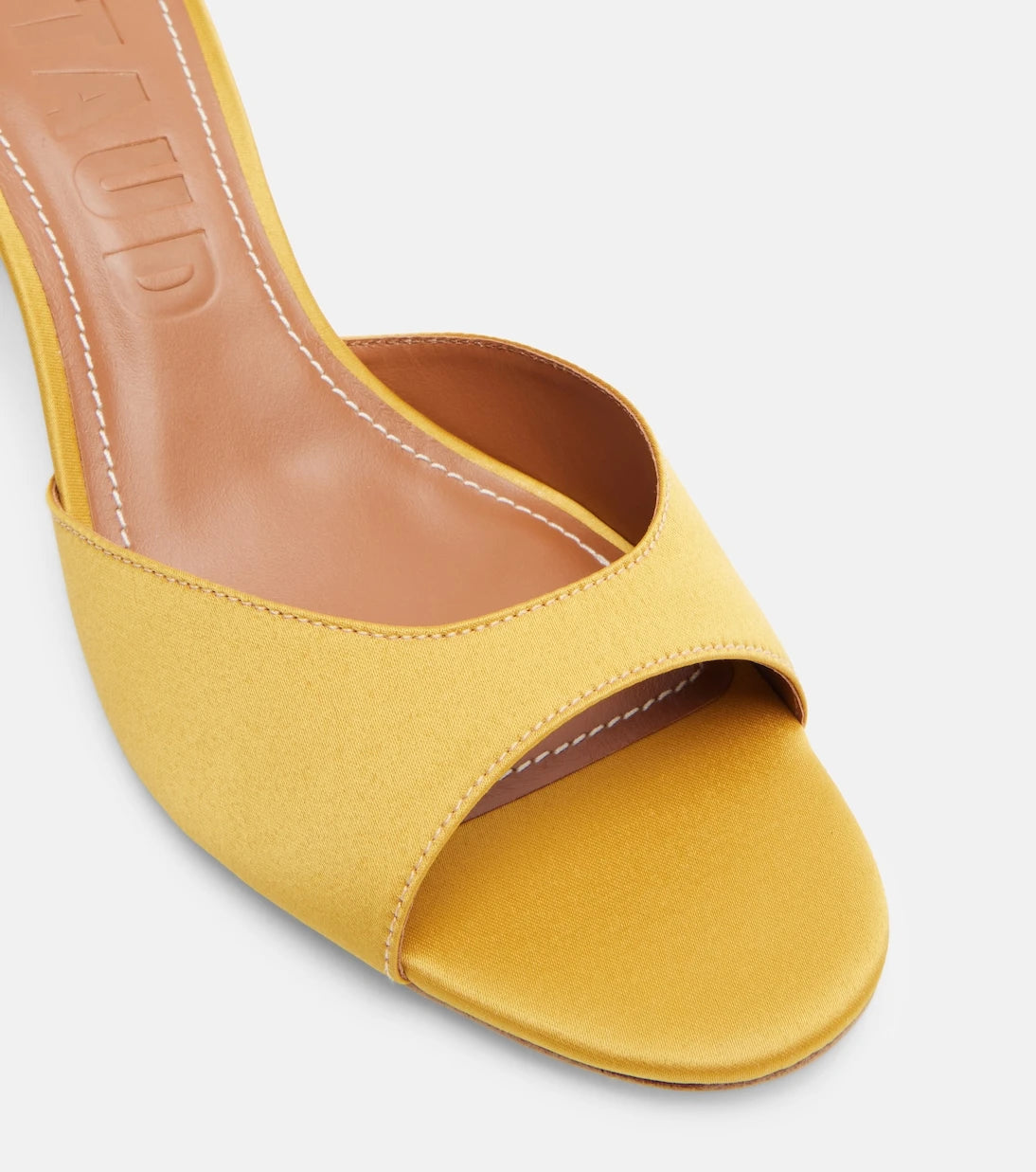 Staud - Brigitte leather-trimmed mules