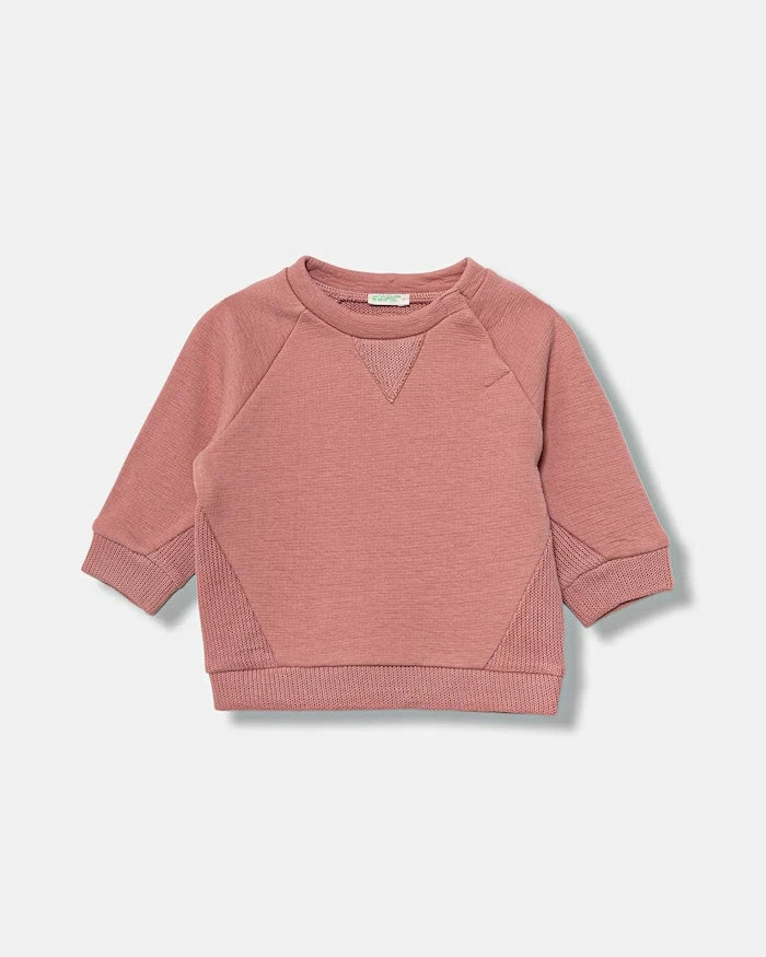 Бебешки памучен суичър United Colors of Benetton