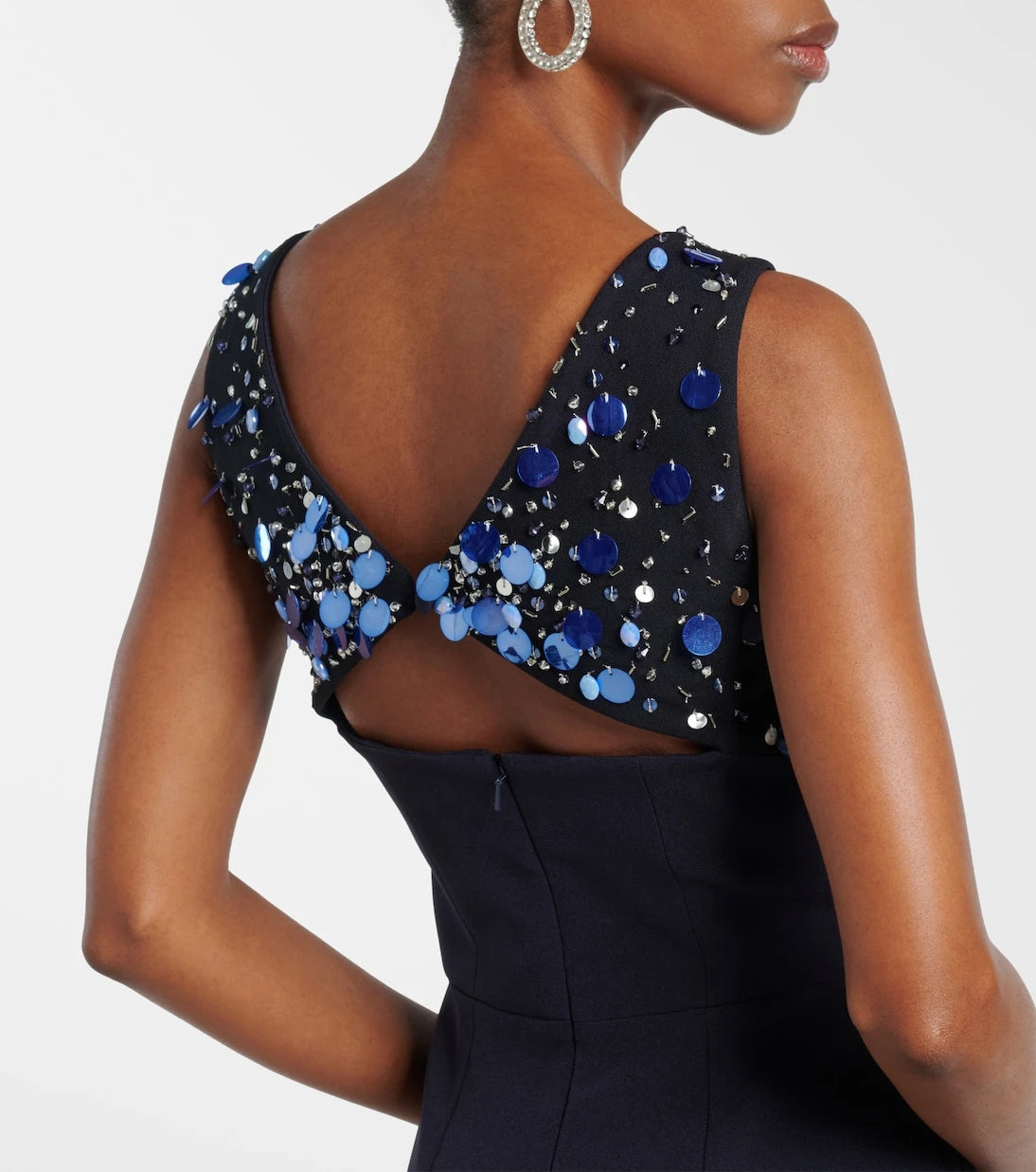 Safiyaa - Melina embellished crêpe gown