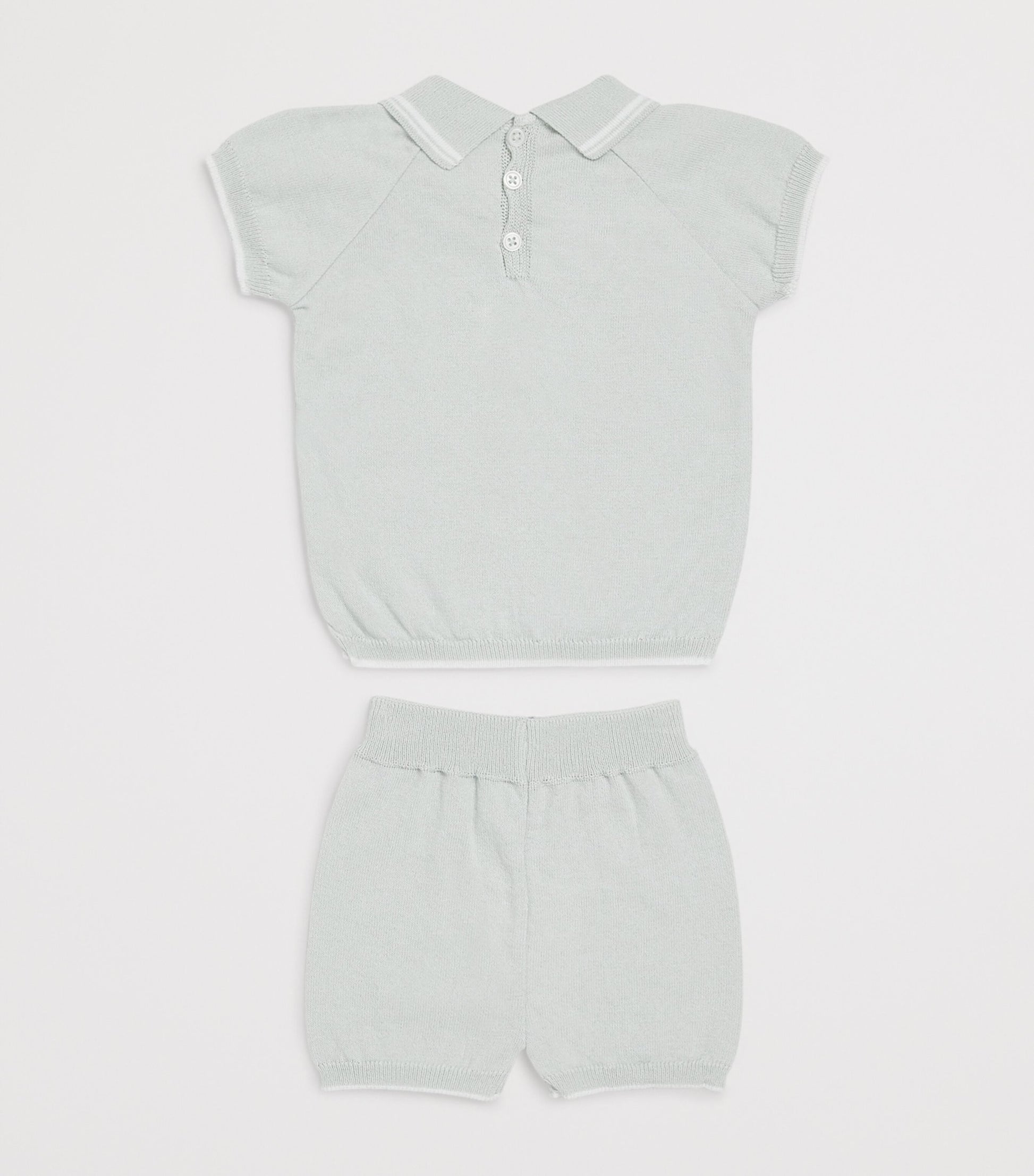 Cotton Polo Shirt and Shorts Set (1-24 Months)