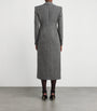 Alessandra Rich Grey Tweed Sequinned Coat
