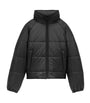 Black Quilted Puffer Jacket