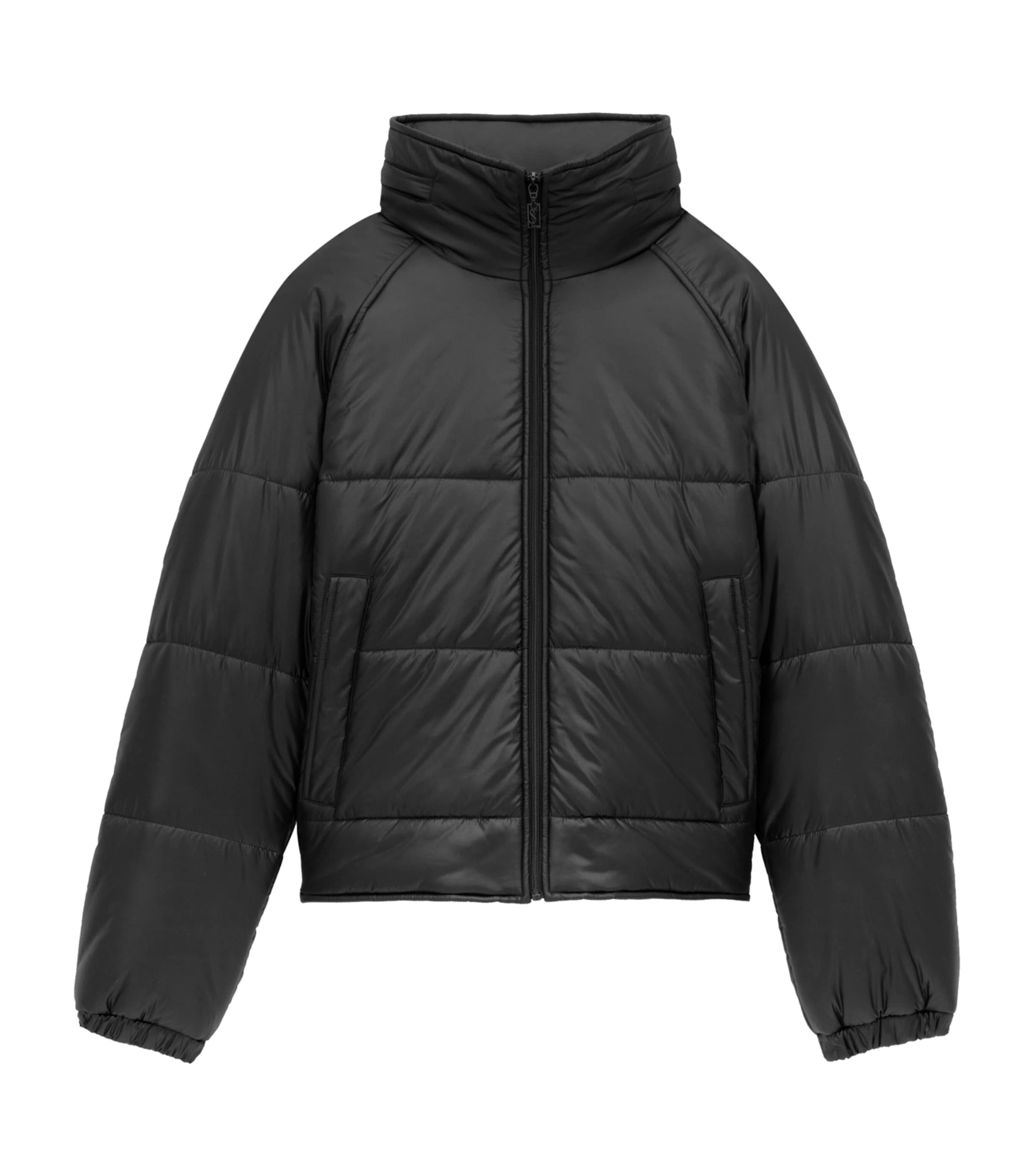 Black Quilted Puffer Jacket