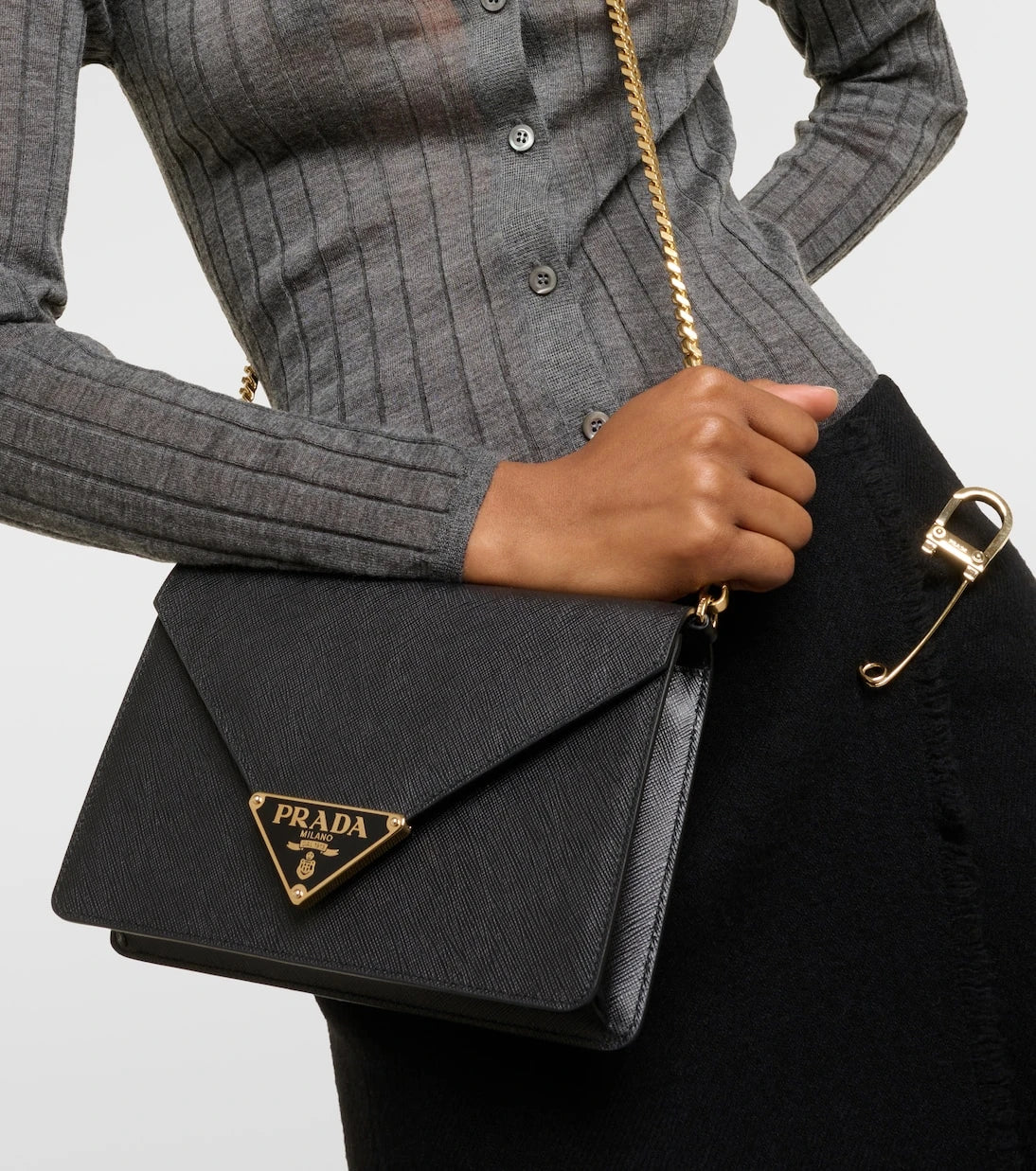 Prada - Small leather crossbody bag