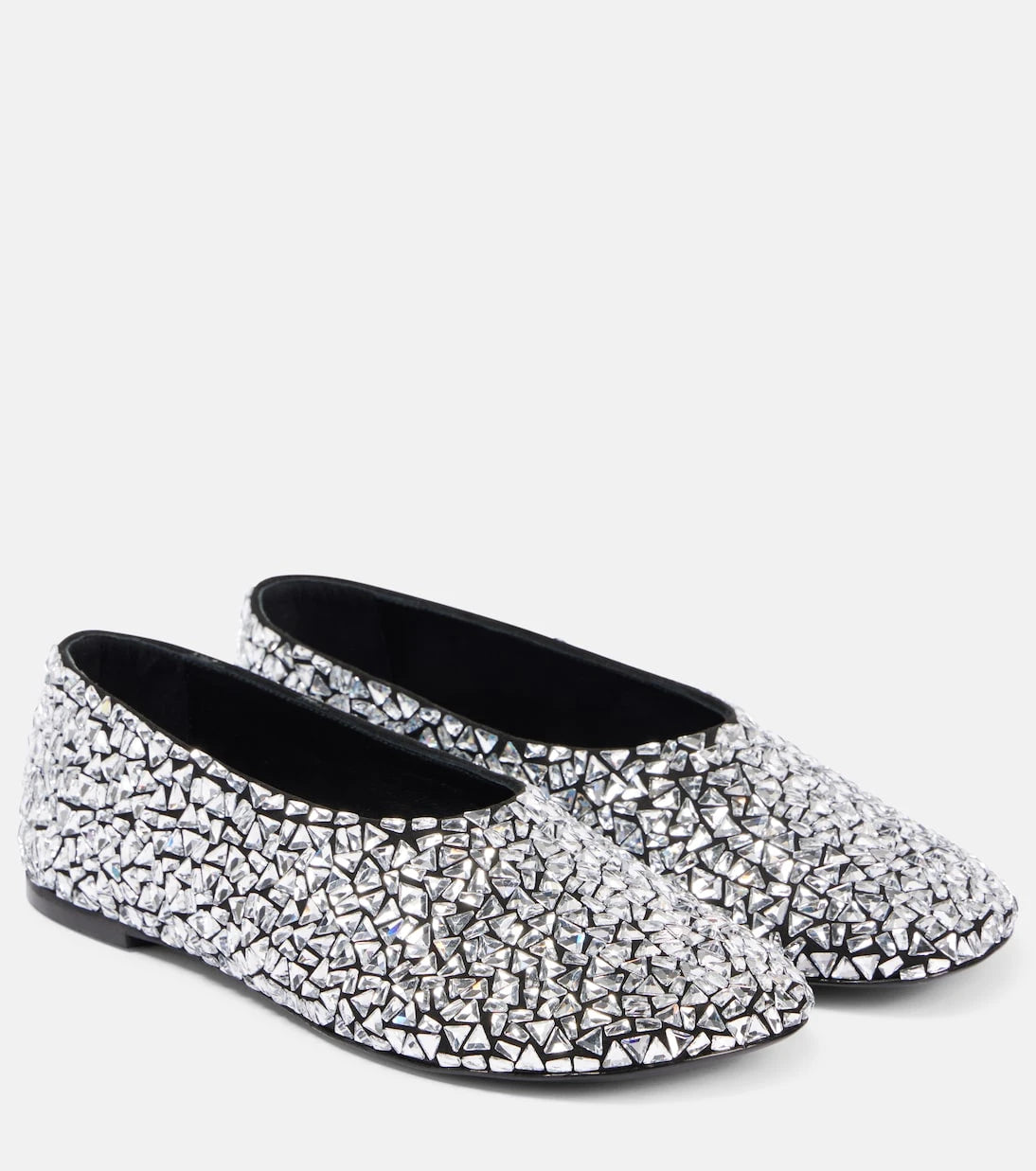 Proenza Schouler - Glove embellished leather ballet flats
