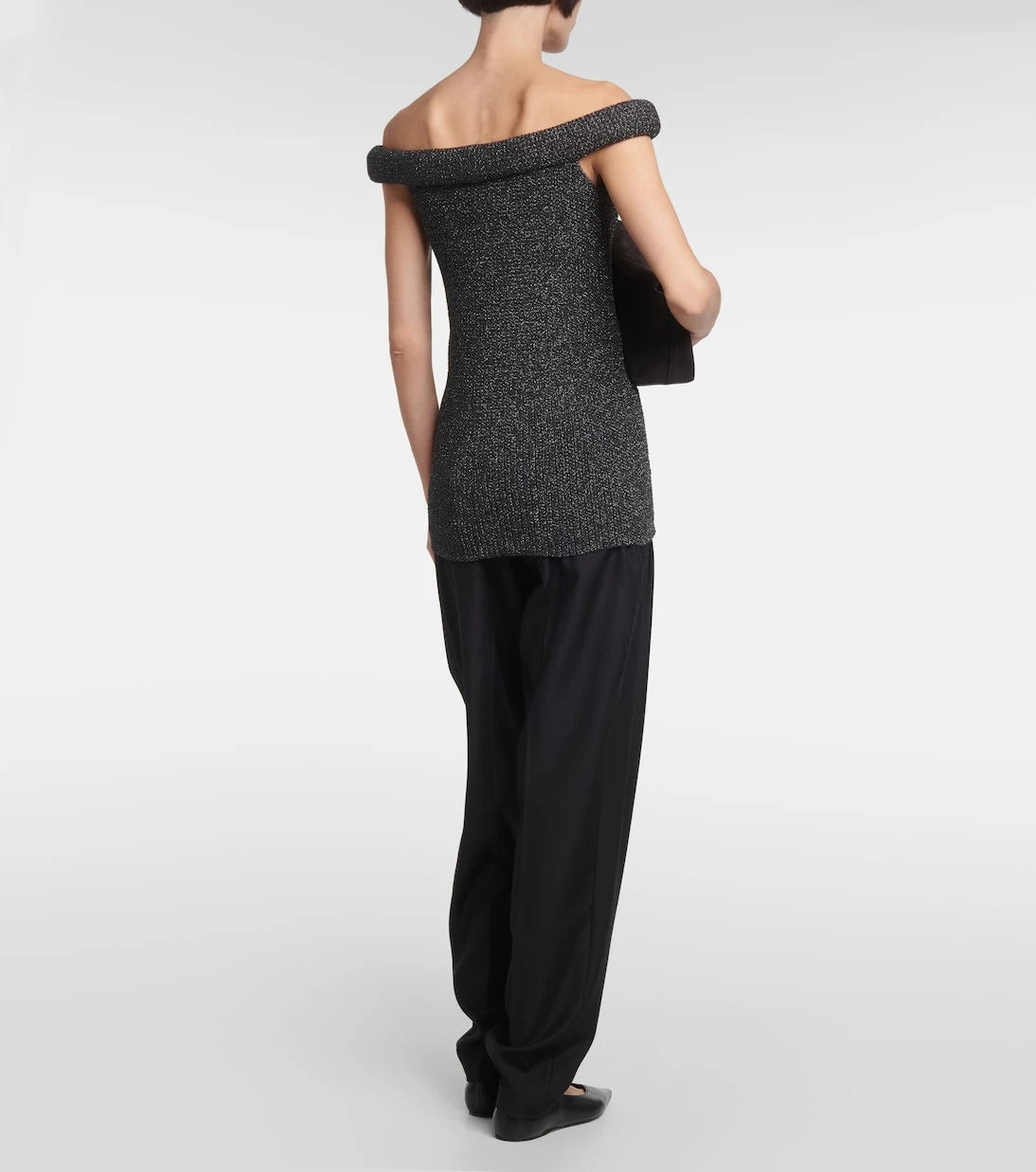 Toteme - Knitted off-shoulder top