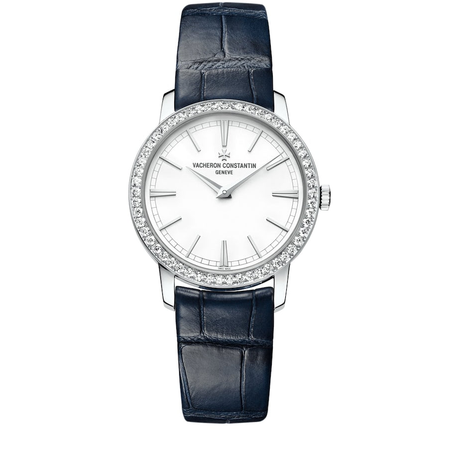 Vacheron Constantin White Gold and Diamond Traditionnelle Watch 33mm