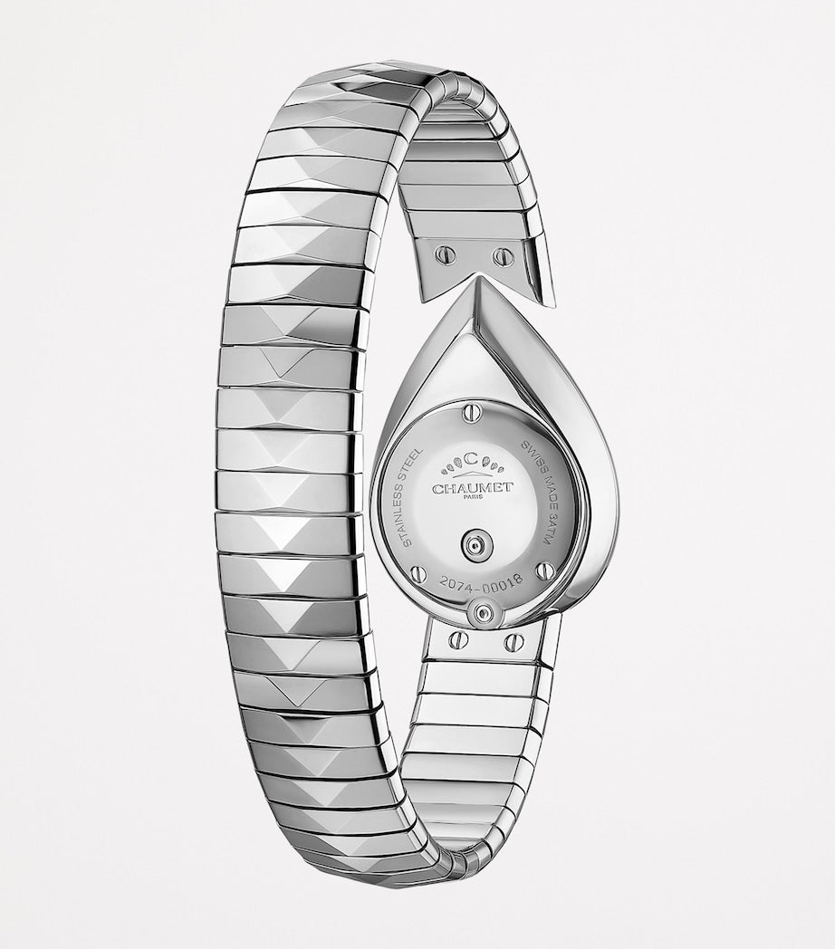 Stainless Steel and Diamond Joséphine Aigrette Watch (20.2mm)