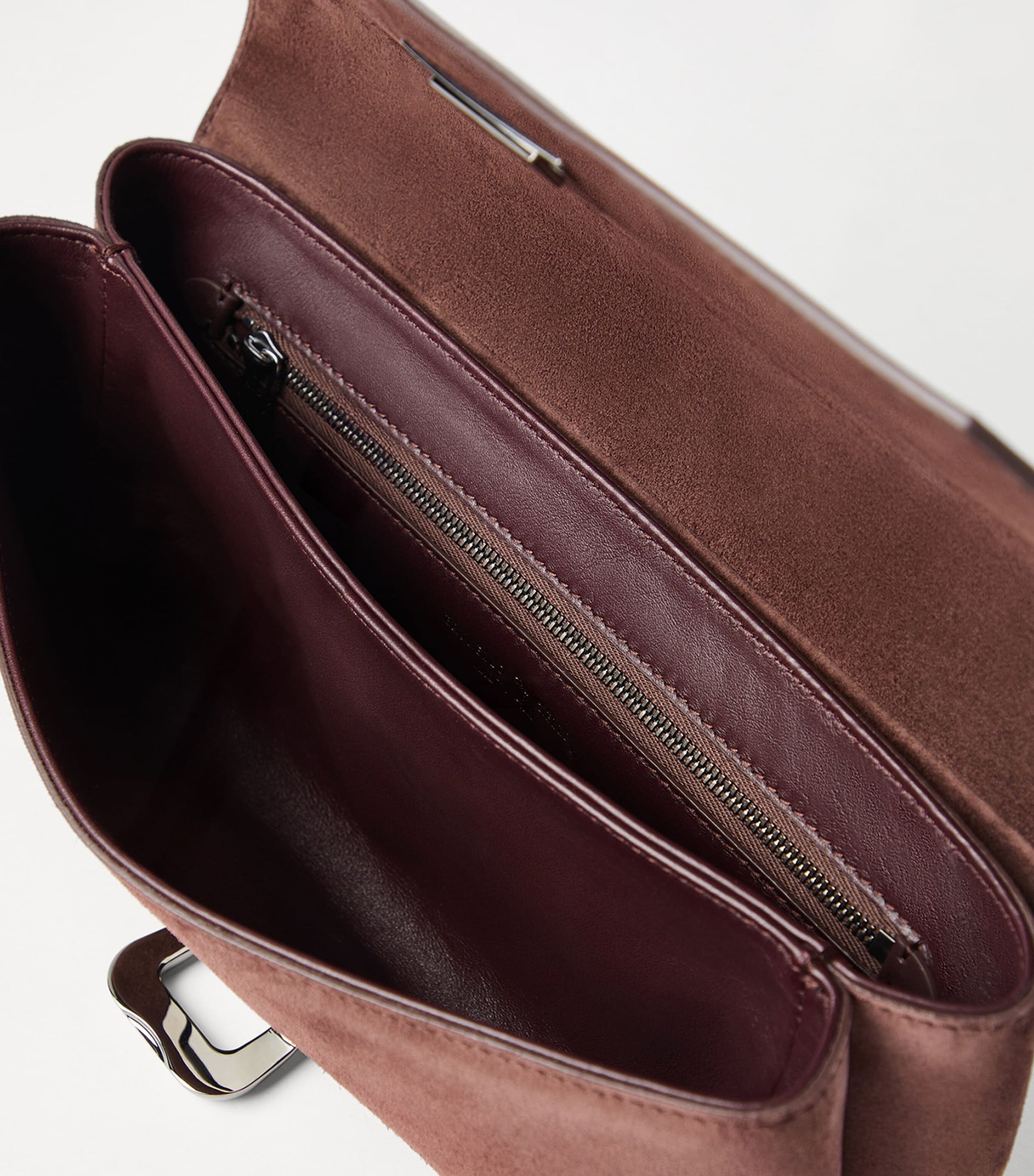 Red Leather Clutch Bag