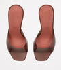 Brown Lupita Glass Mules 95
