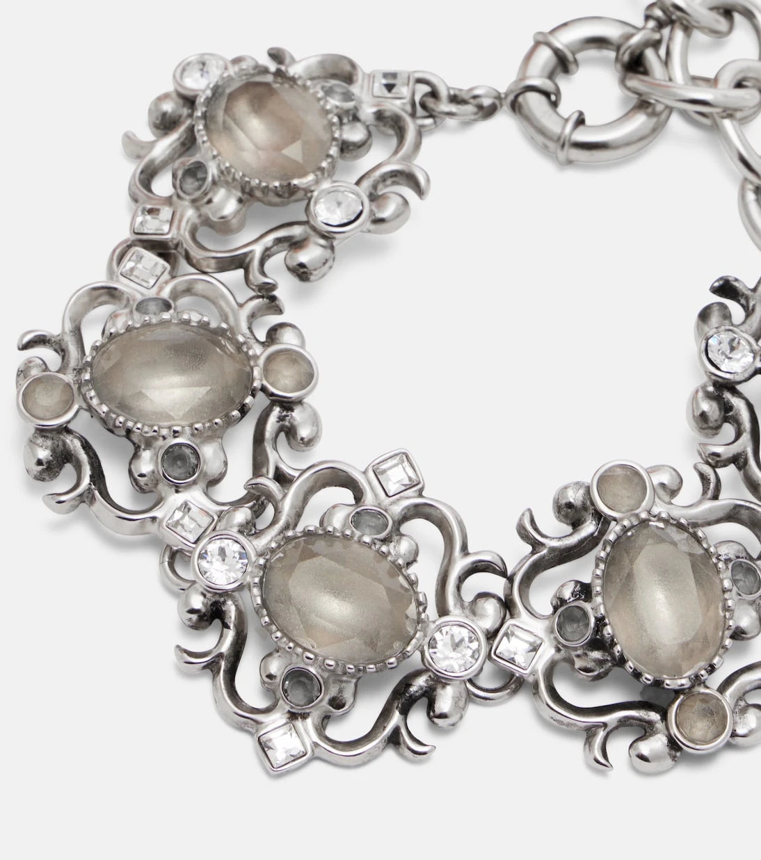Saint Laurent - Cassandre embellished bracelet