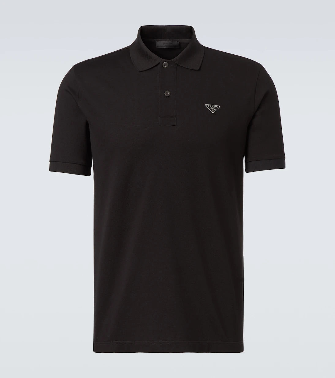 Prada - Logo cotton polo shirt