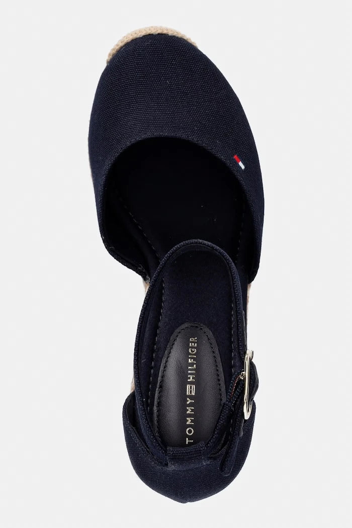 Tommy Hilfiger еспадрили дамски FLAG HIGH WEDGE ESPAD CLOSED TOE