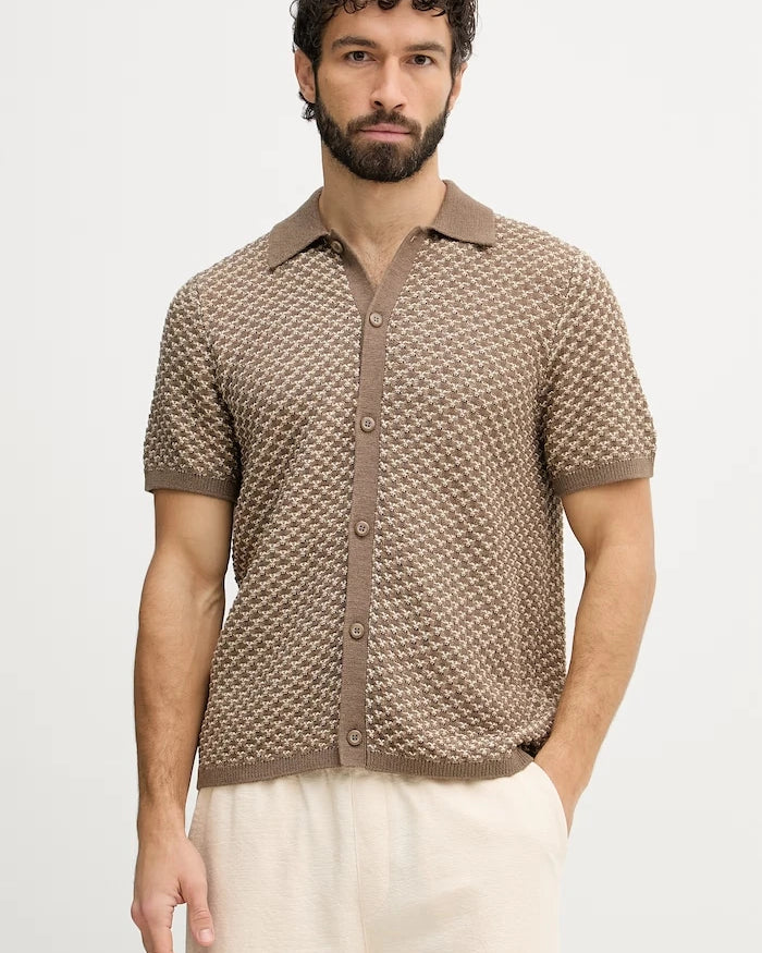 Guess Erkek Keten Detaylı Gömlek RYDEN