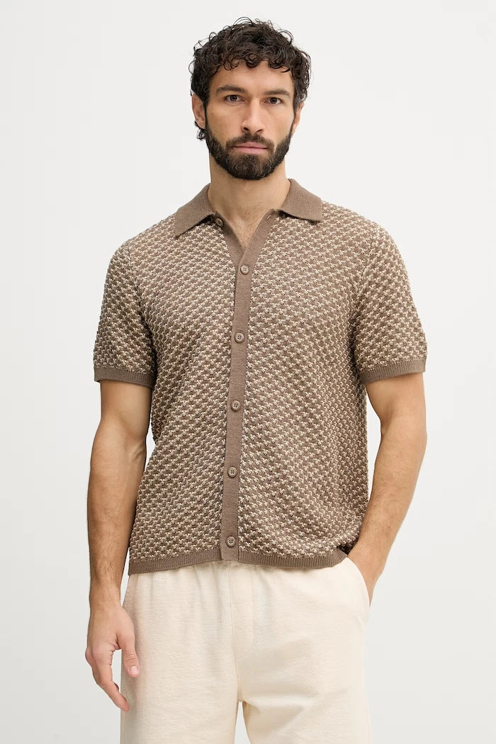 Guess Erkek Keten Detaylı Gömlek RYDEN