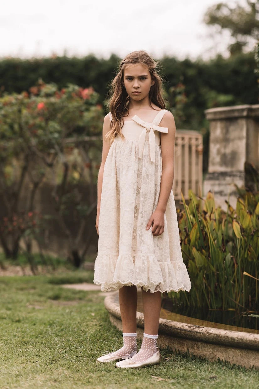 Petite Amalie - Polka dot tulle dress