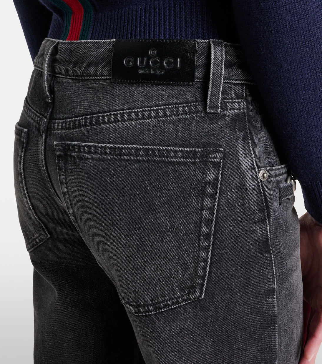 Gucci - Horsebit wide-leg jeans