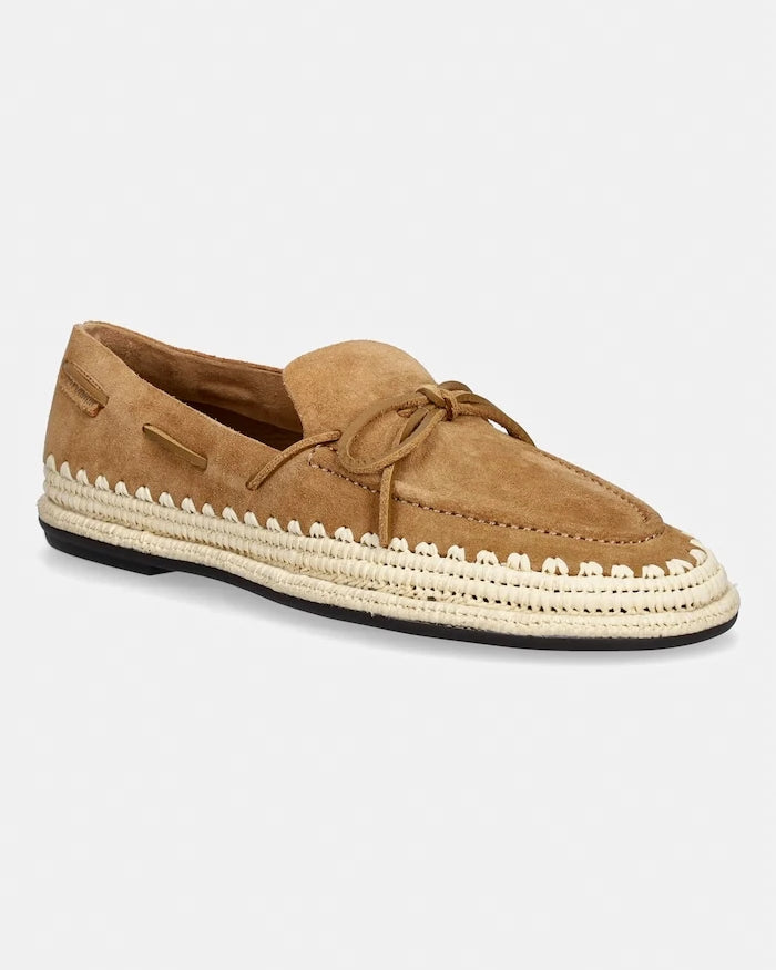 Tory Burch Kadın Süet Espadril The Raffia Boaty