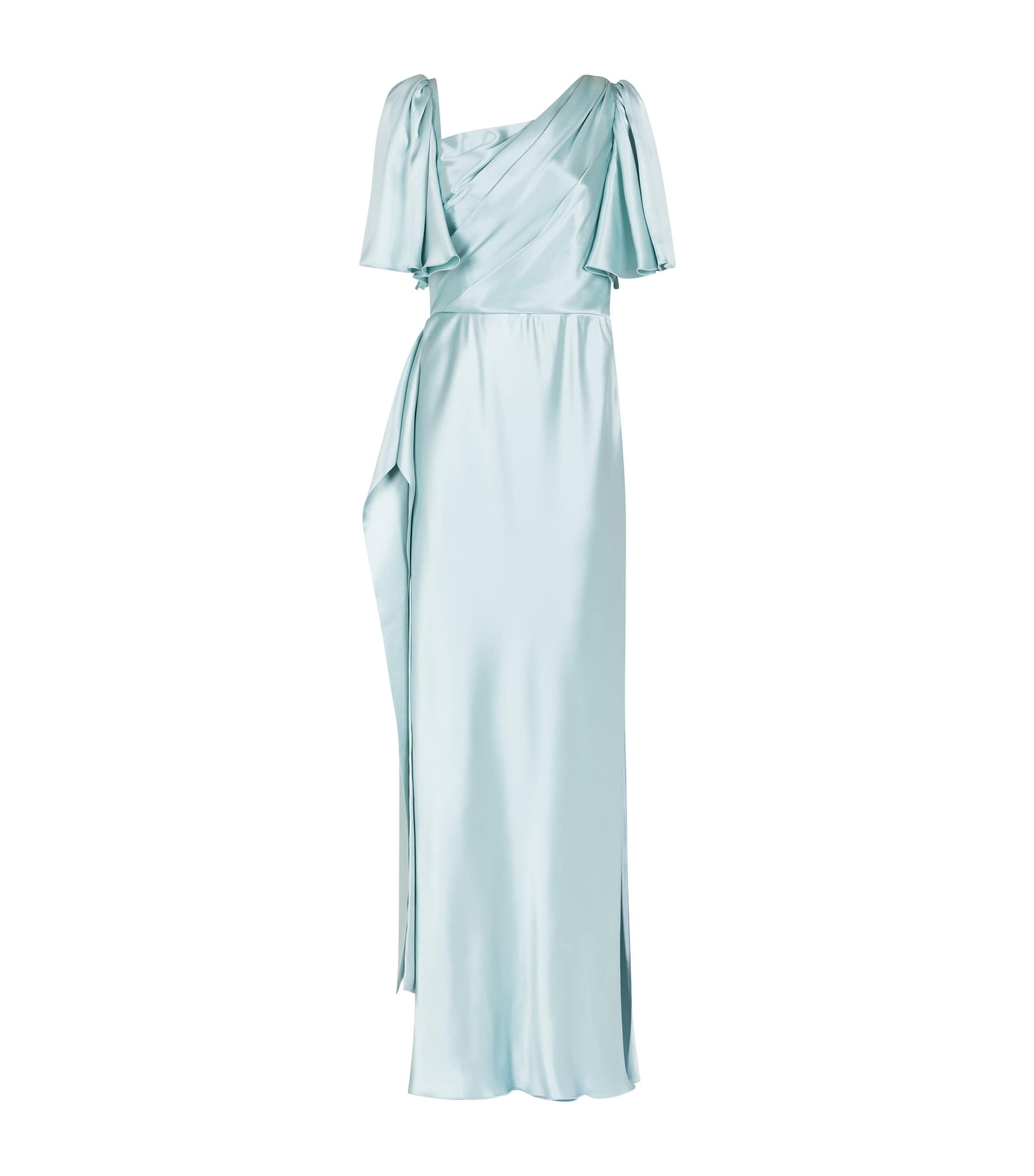 Multi Silk Belted Dress