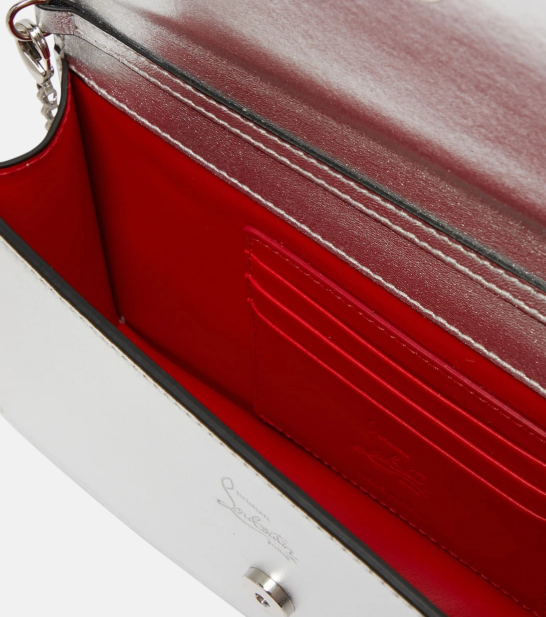 Christian Louboutin - Loubi54 leather clutch