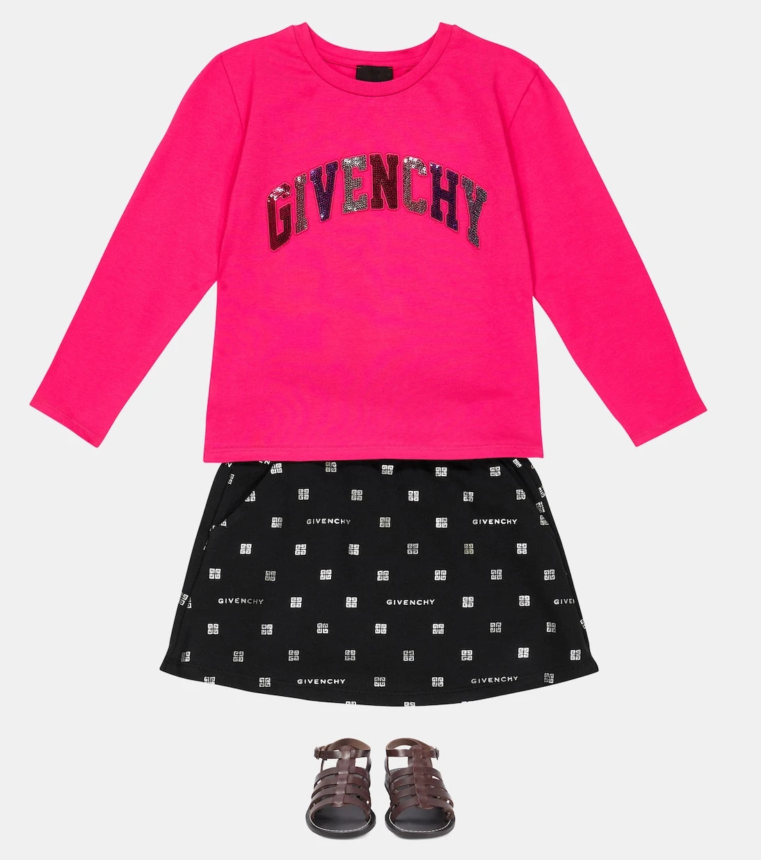 Givenchy Kids - تيشيرت من مزيج القطن
