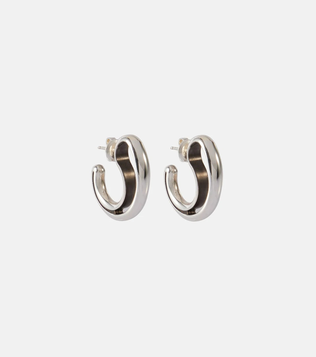 Bottega Veneta - Drop Large sterling silver earrings