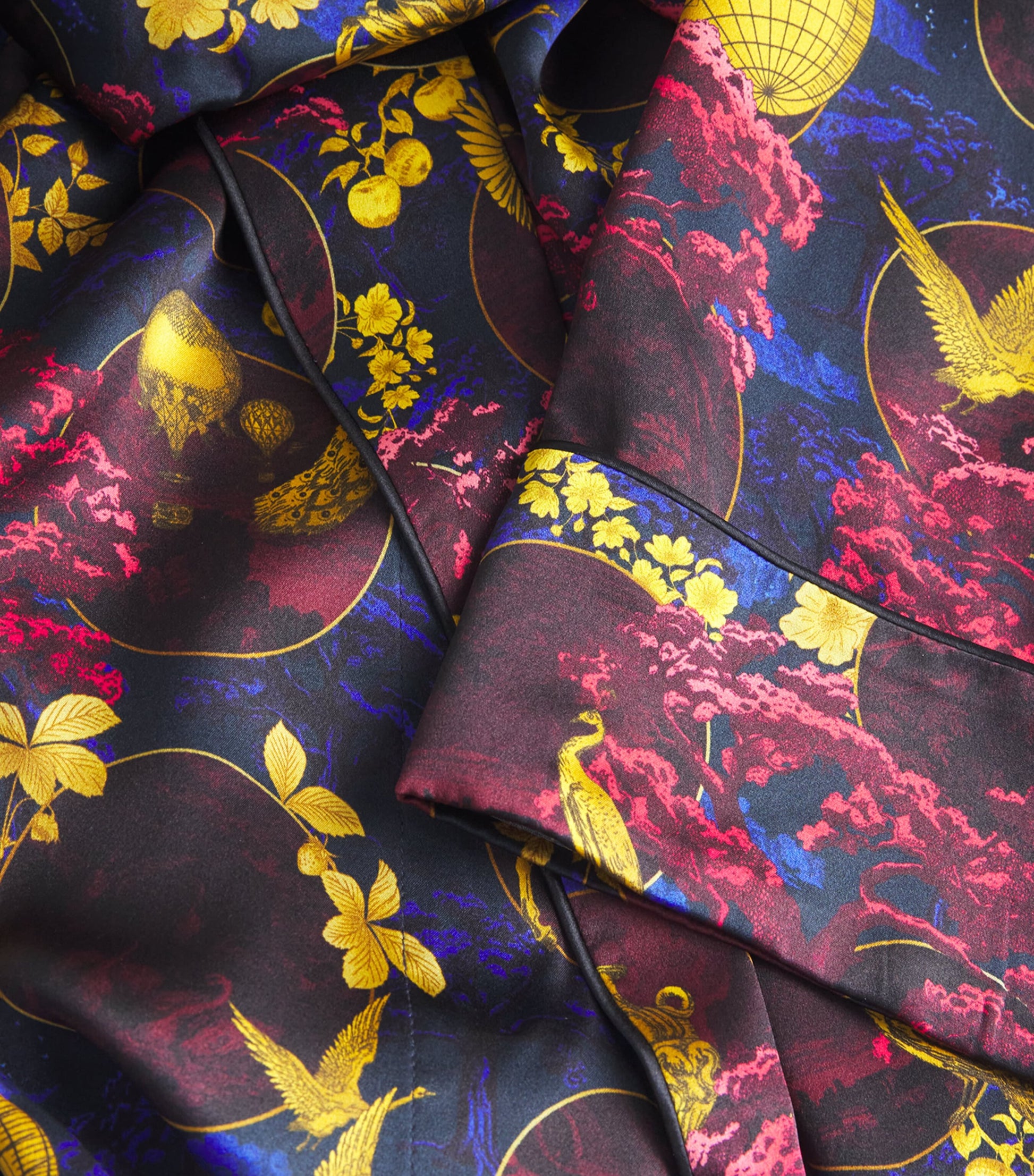 Silk Toile Night Robe