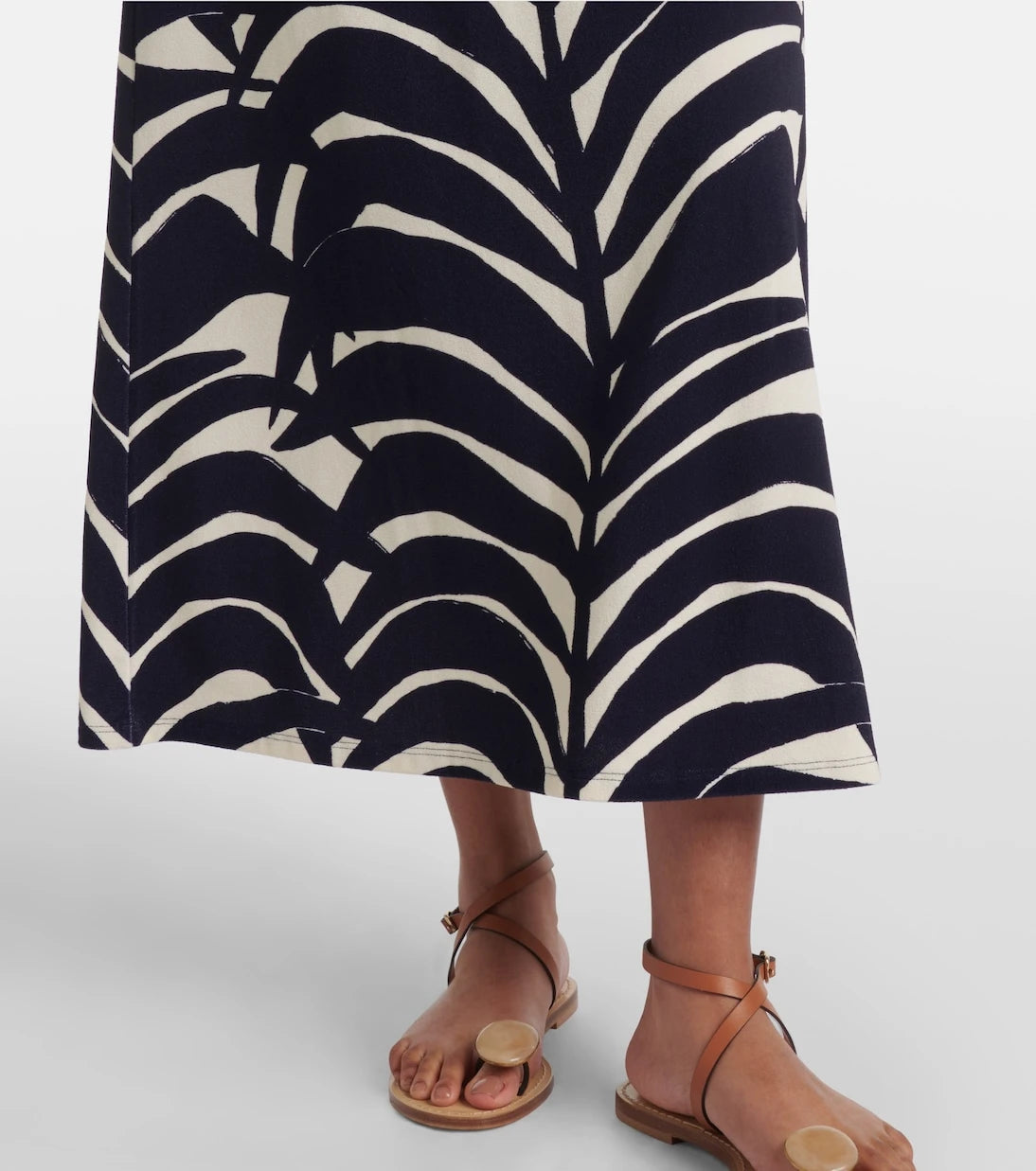 Johanna Ortiz - Ocean Layers cutout terry maxi dress