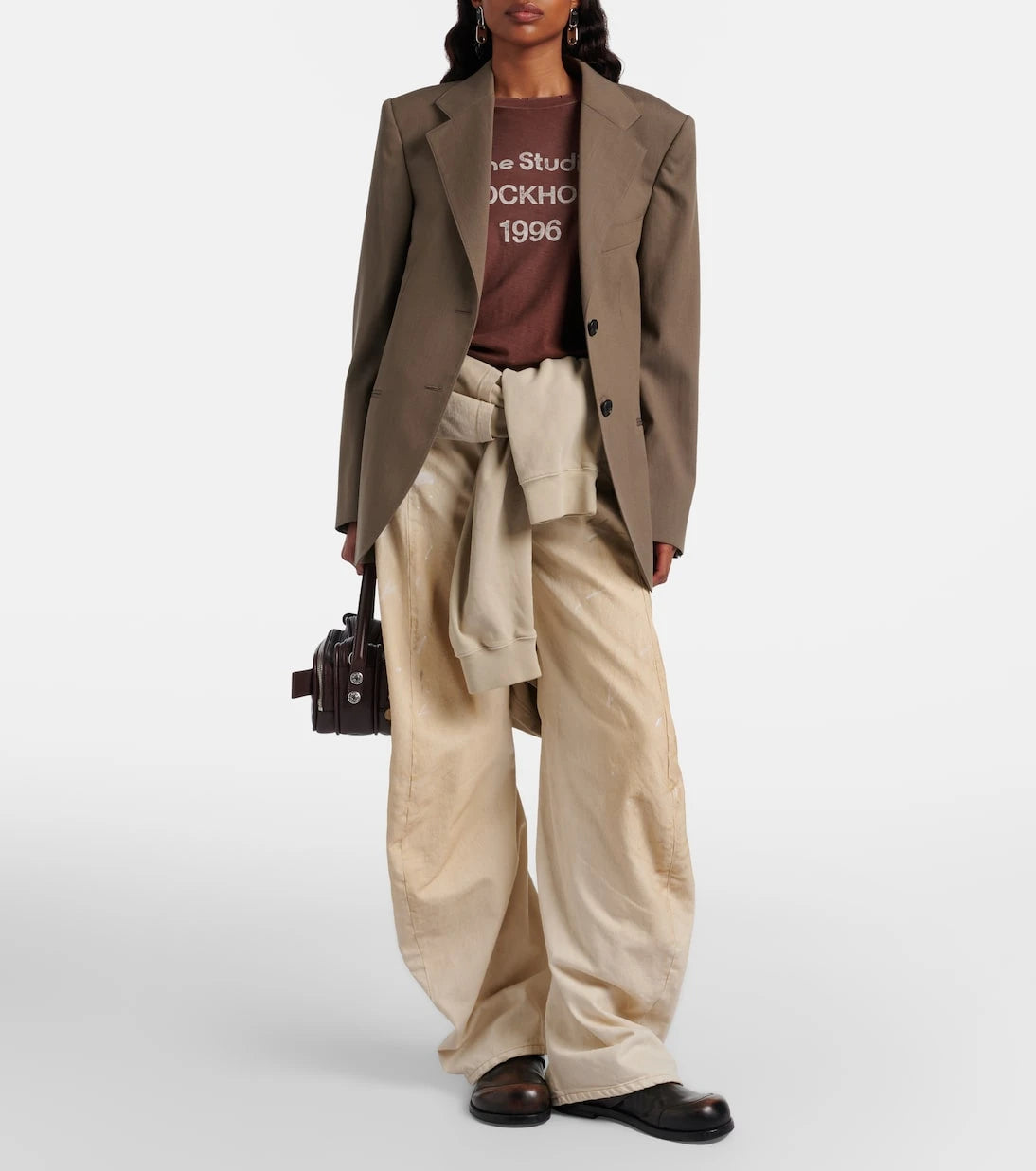 Acne Studios - 2006 distressed barrel-leg jeans